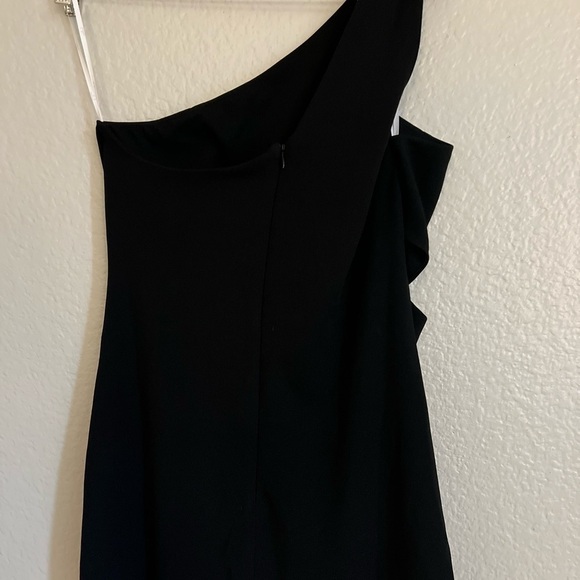 NWOT Show-Stopping Style Black One-Shoulder Cutout Maxi Dress - Picture 6 of 9